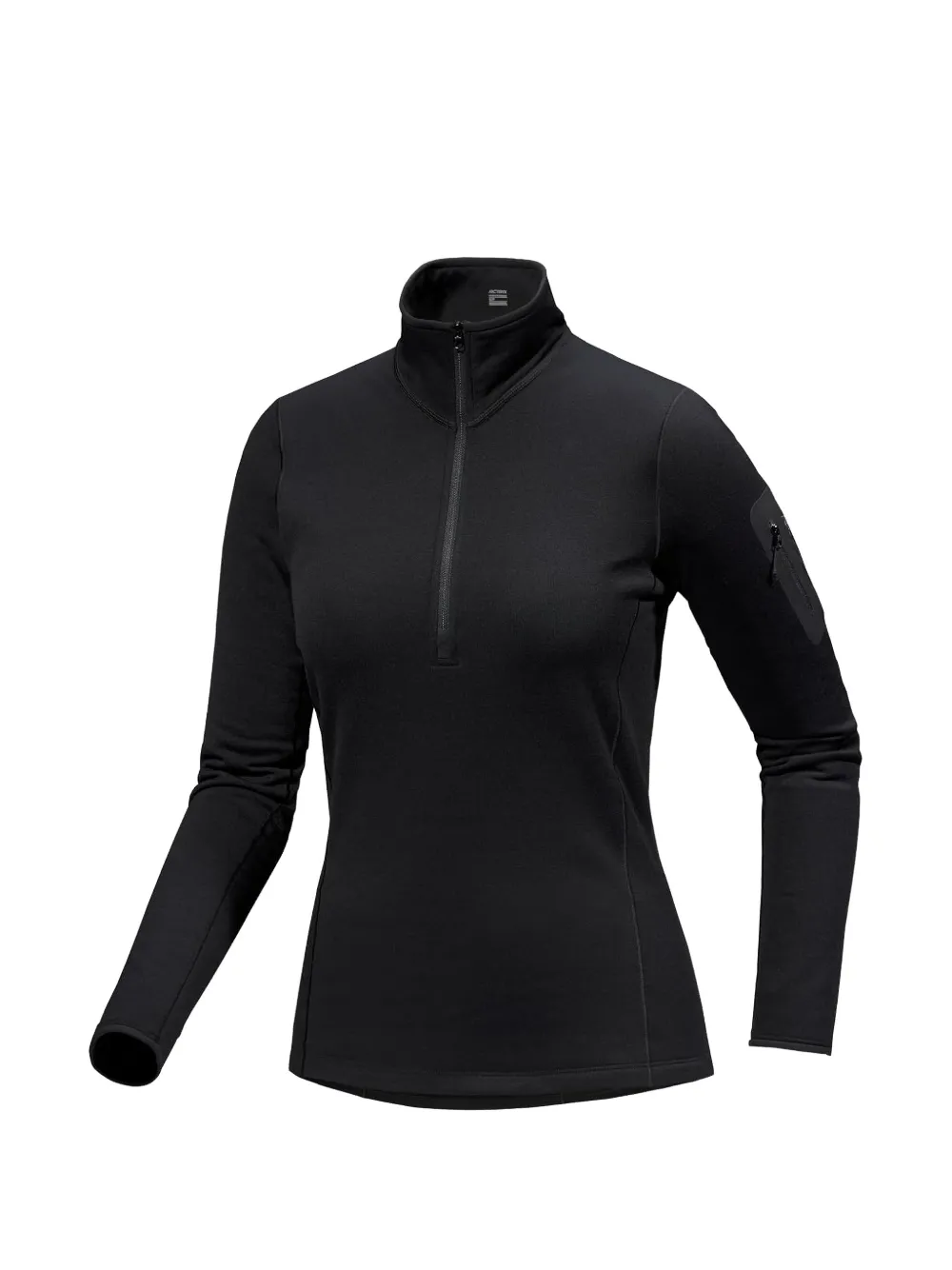 Arc'teryx Kyanite zip-neck sweater - Schwarz