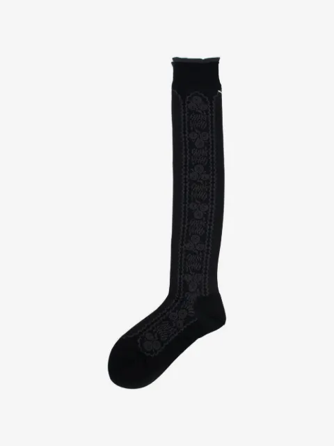 Antipast floral-pattern knit socks