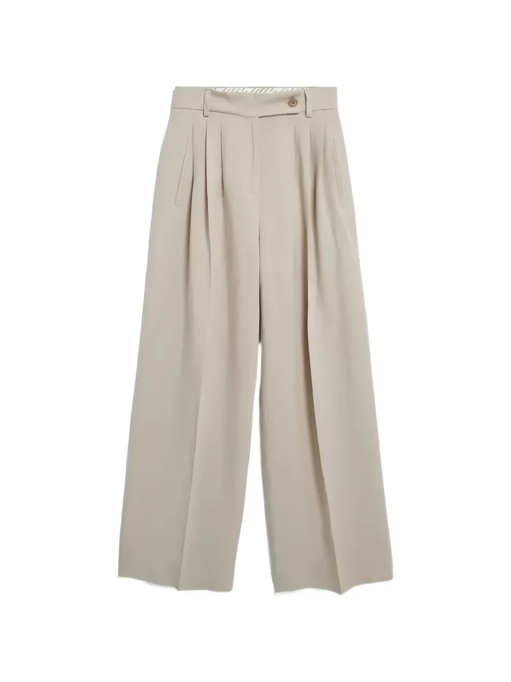 ARMEDANGELS Kaayua Lino pleated trousers - Toni neutri