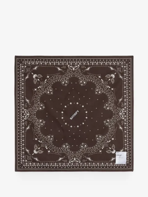 Satisfy paisley-print bandana scarf