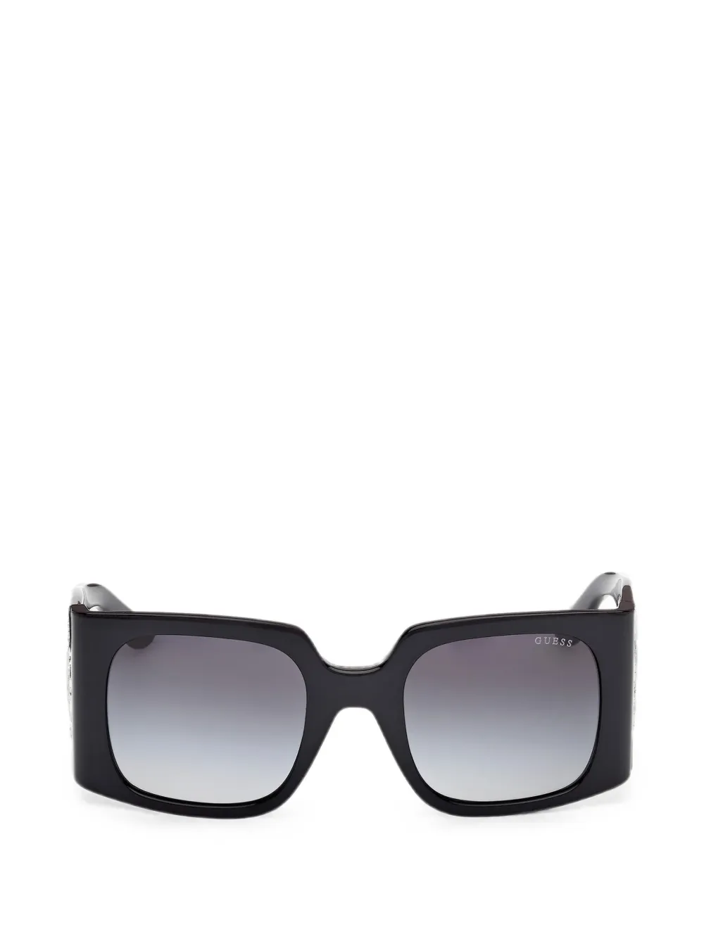 GUESS USA crystal-embellished square-frame sunglasses - Nero