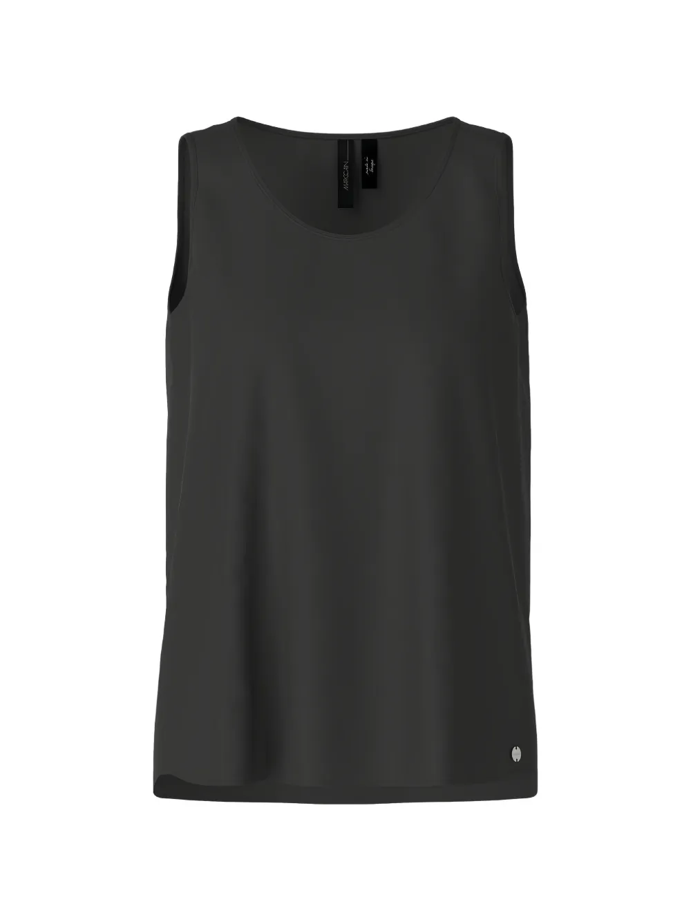 MARCCAIN scoop-neck sleeveless blouse - Nero