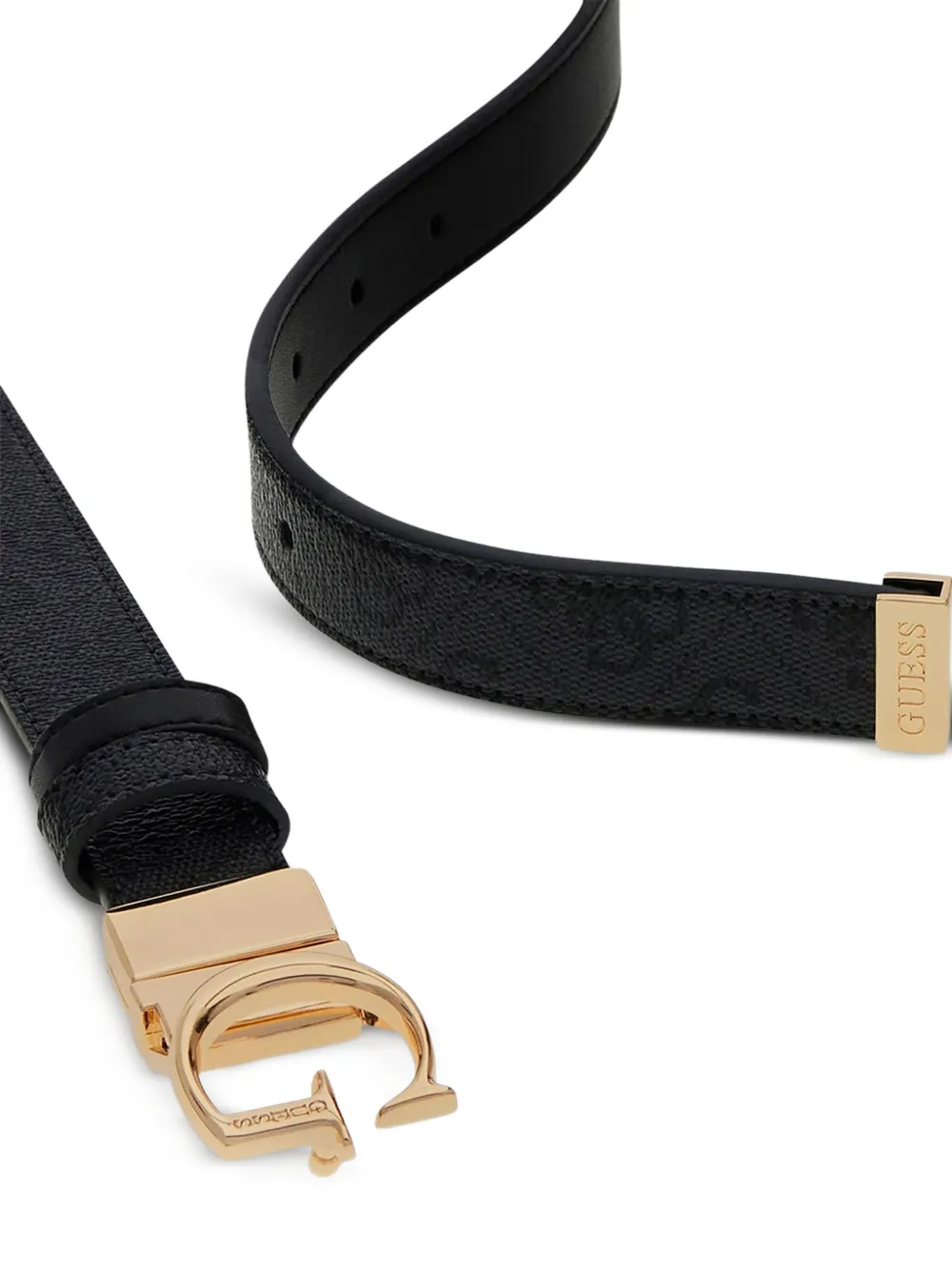 GUESS USA Leona riem met G-logo Zwart