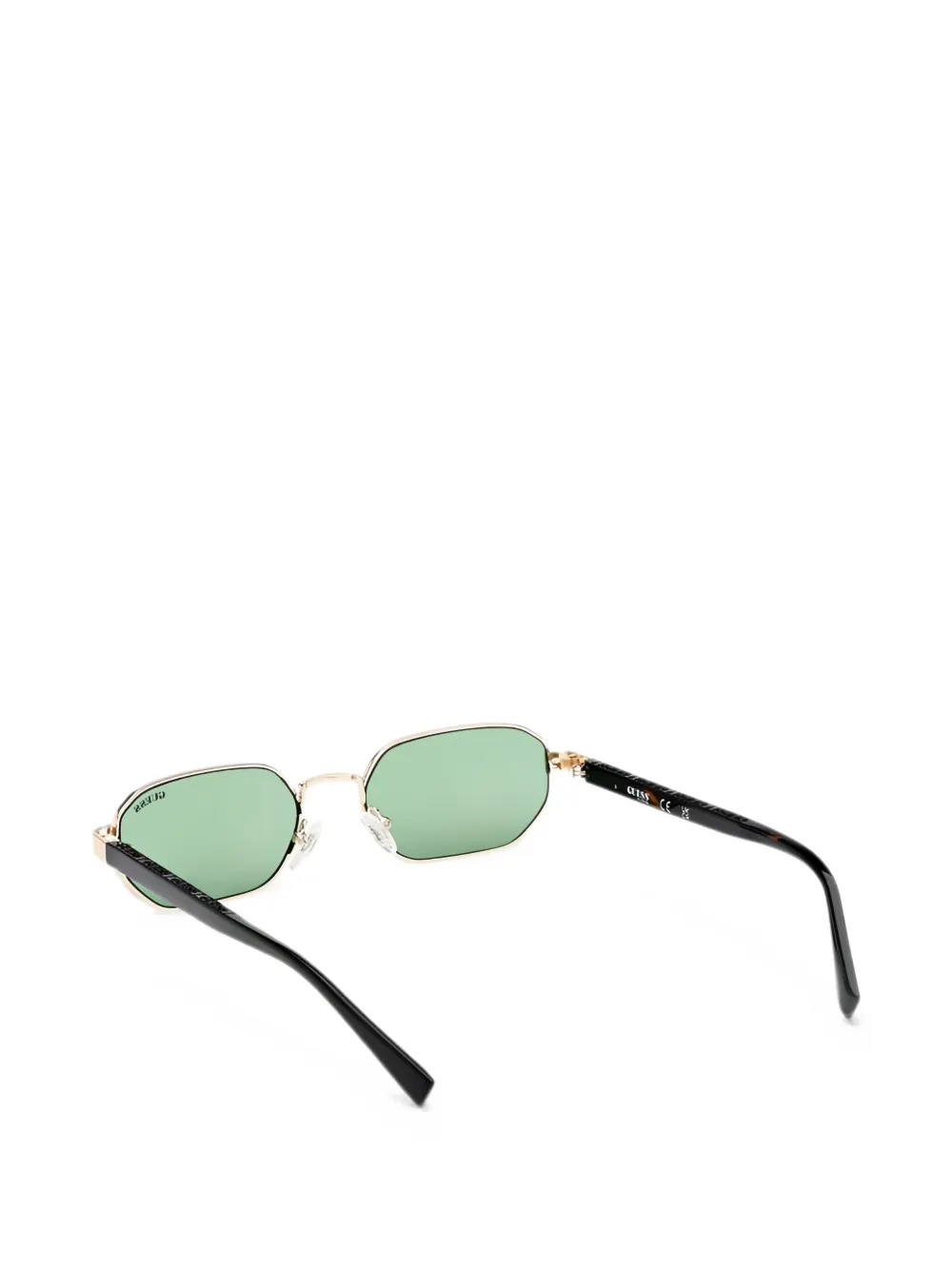 GUESS USA Zonnebril met geometrisch montuur Goud