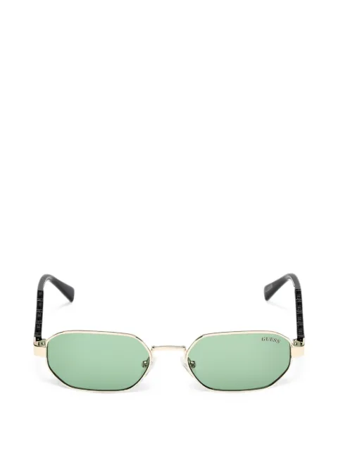 GUESS USA geometric full-rim sunglasses