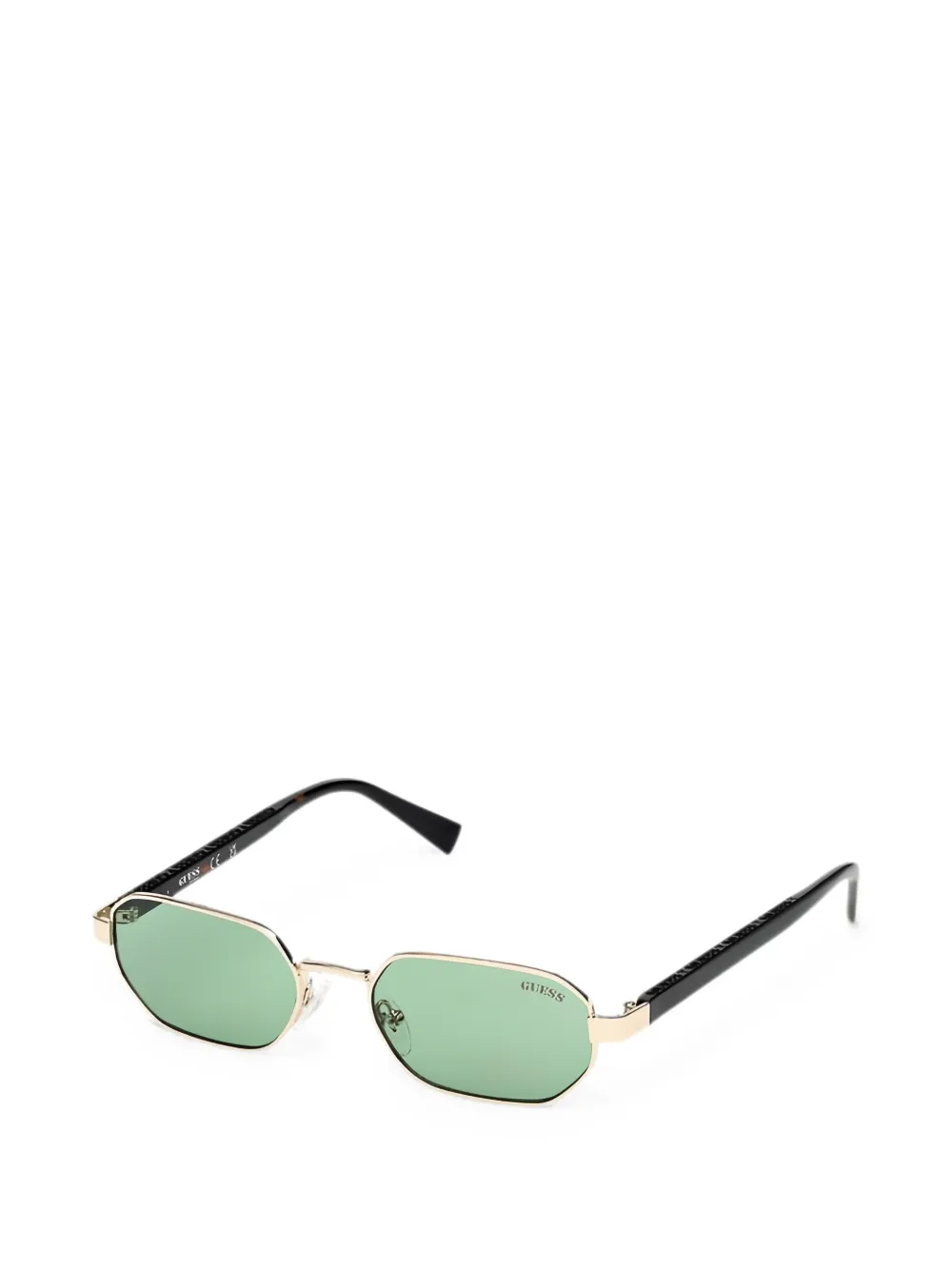 GUESS USA Zonnebril met geometrisch montuur Goud