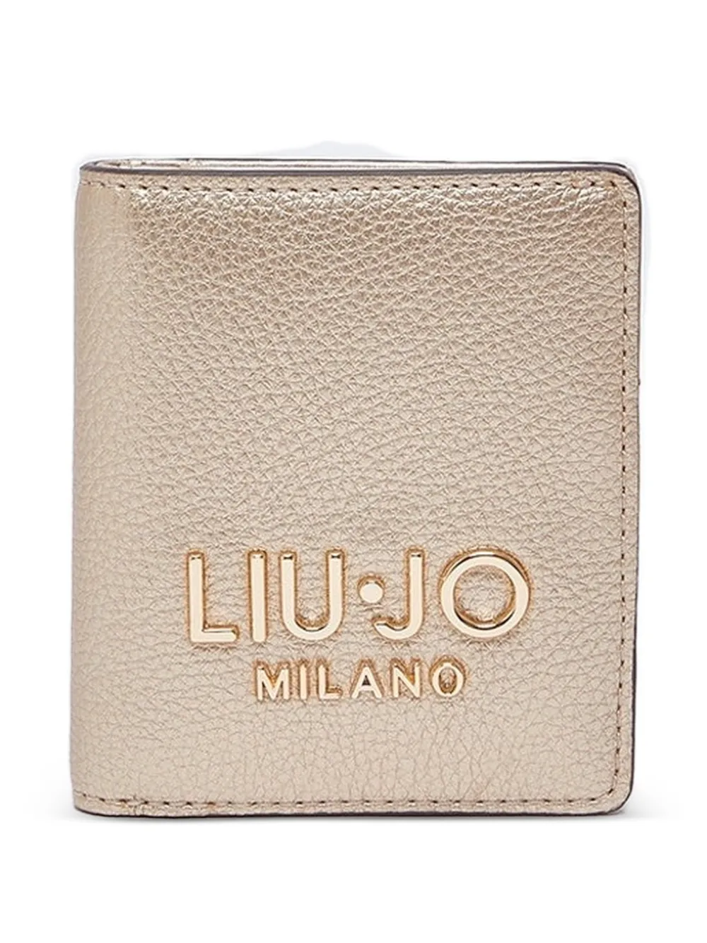 LIU JO logo-plaque wallet - Gold