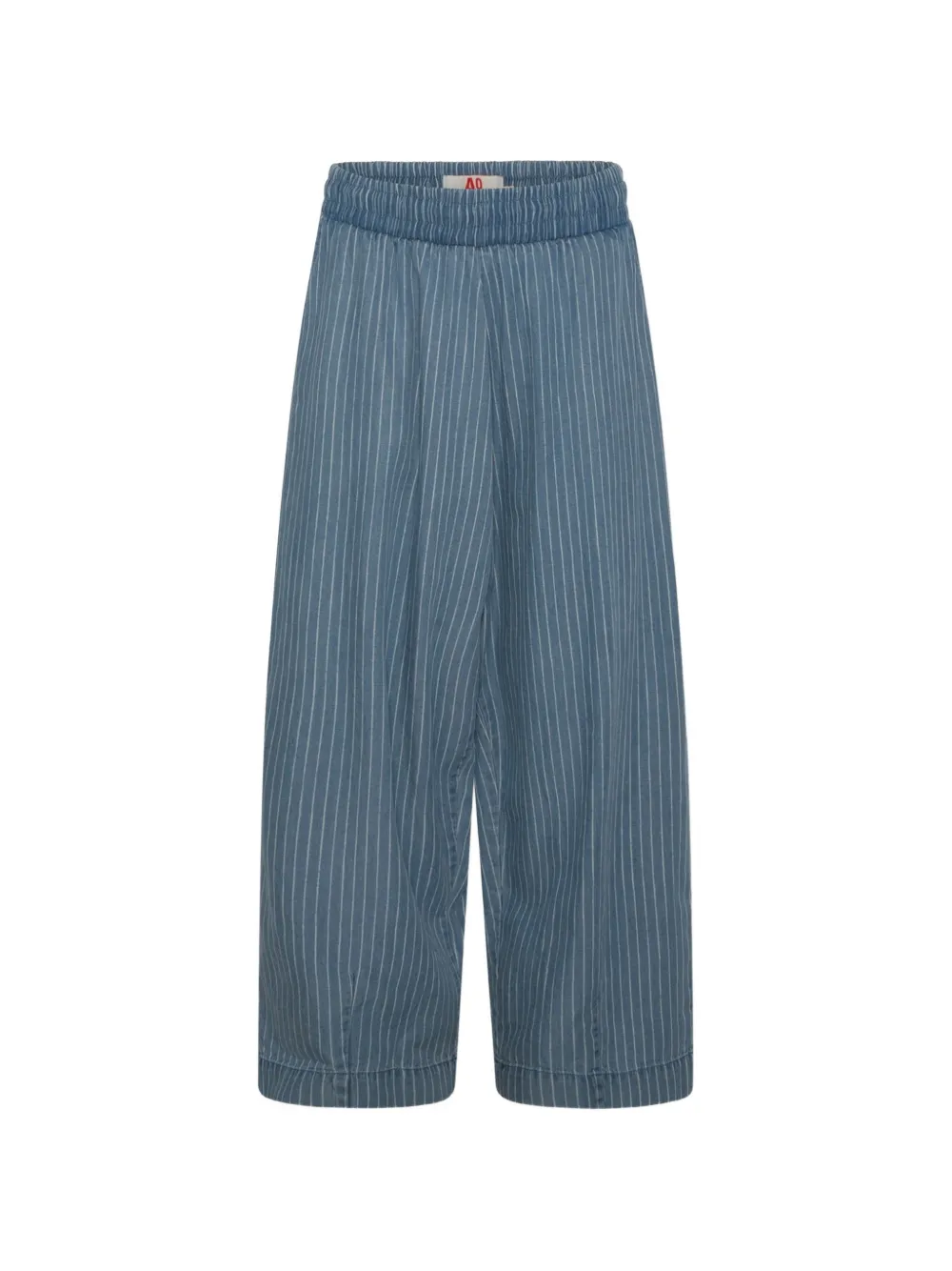 American Outfitters Kids vertical-stripe wide-leg trousers - Blu