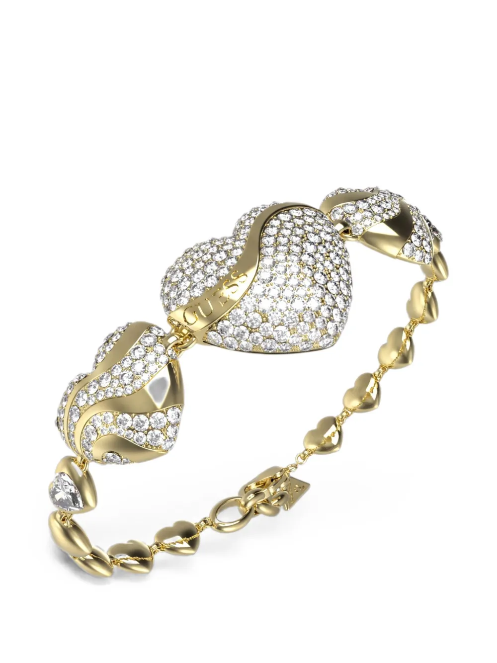 Guess Usa In My Heart Bracelet In Gold