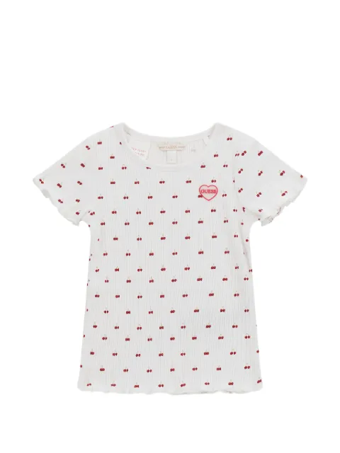 GUESS USA camiseta de canalé Fancy