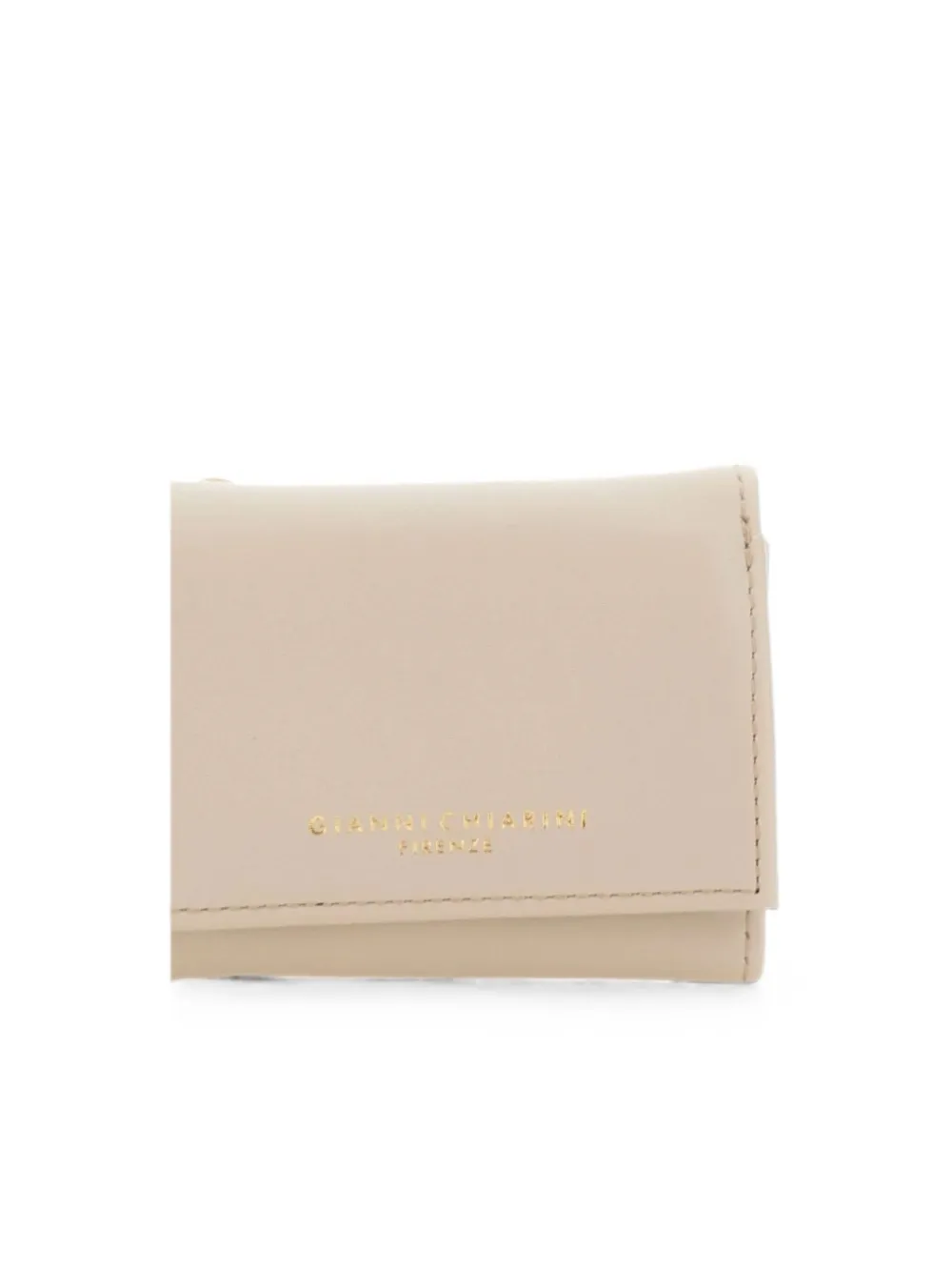 GIANNI CHIARINI Portemonnee met logoprint Beige