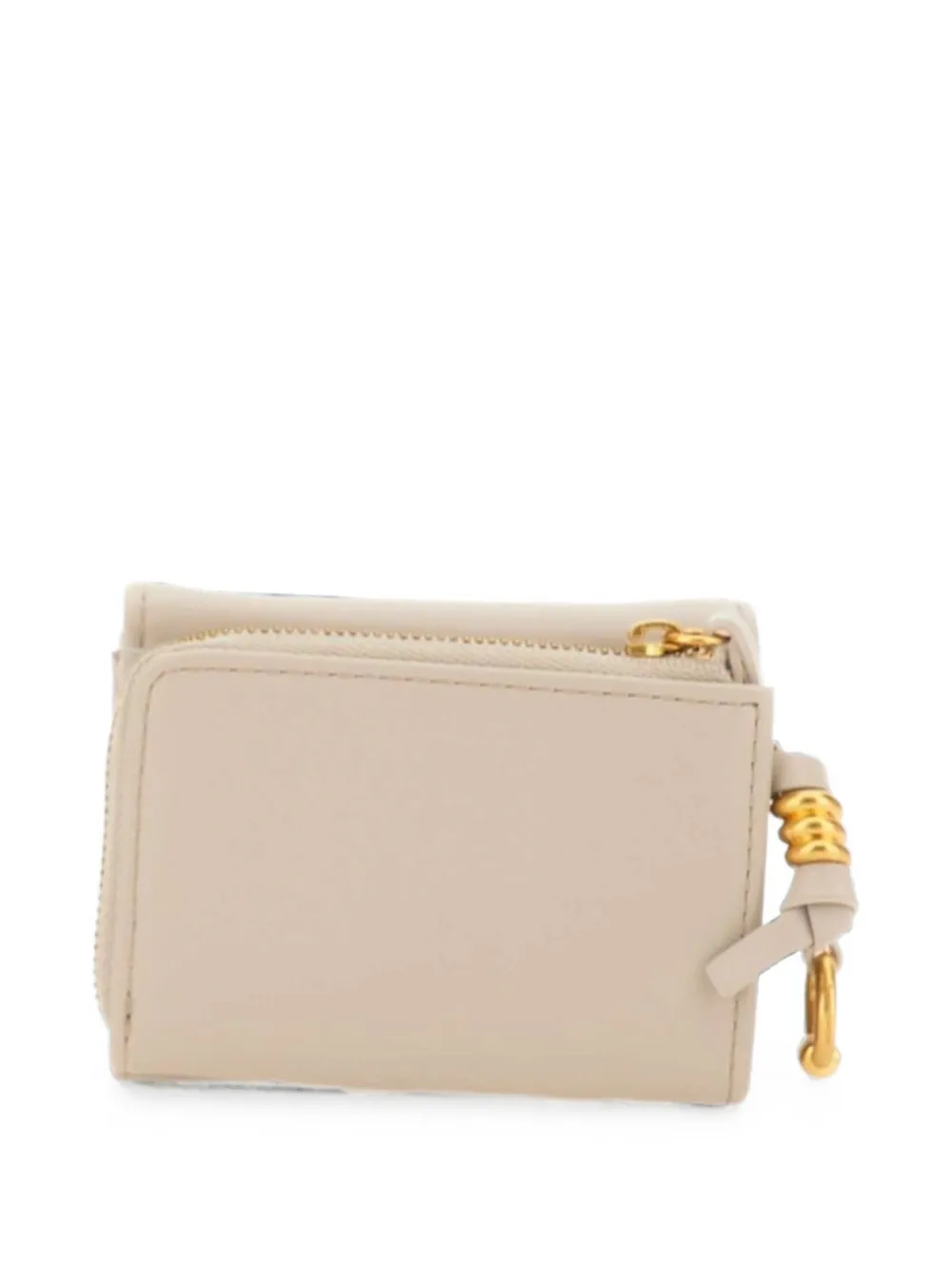 GIANNI CHIARINI Portemonnee met logoprint Beige