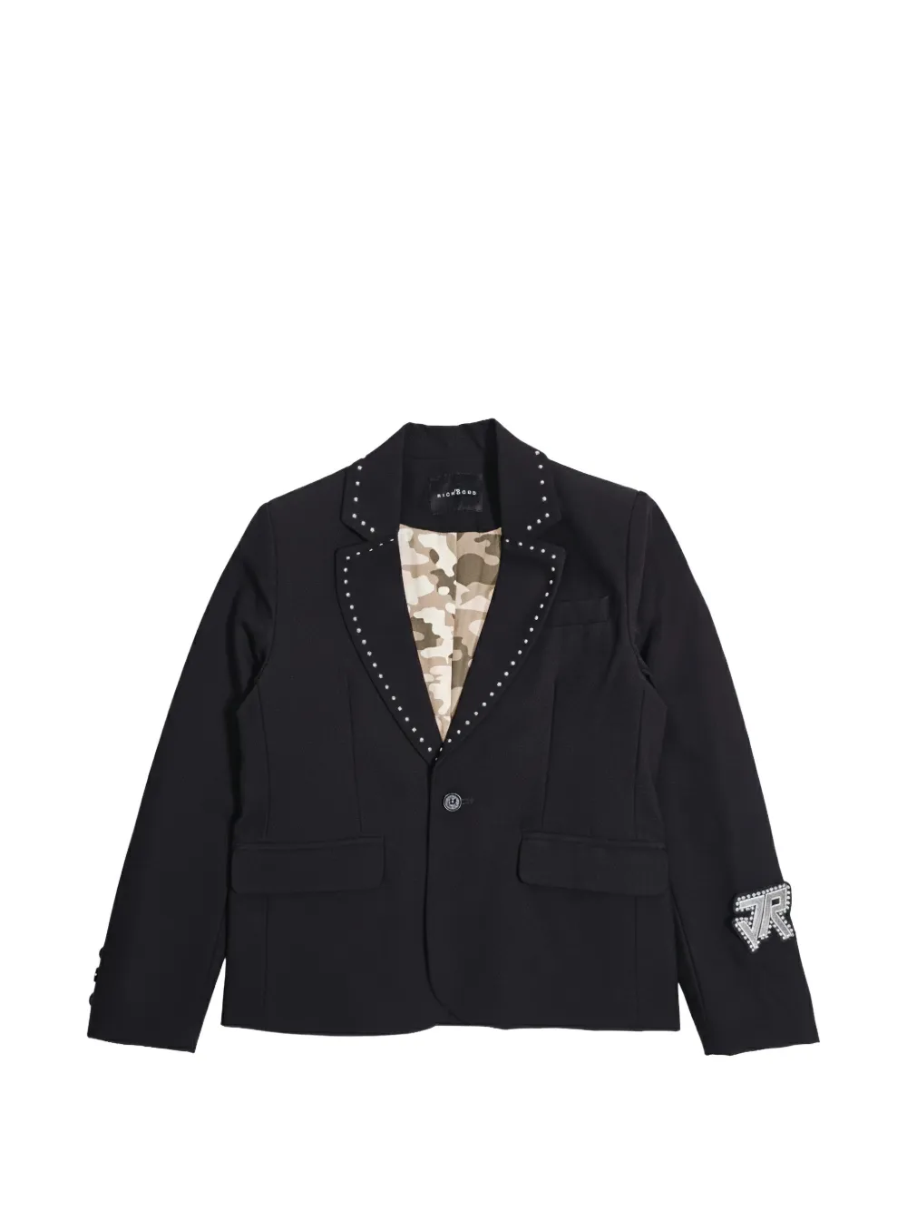 John Richmond Junior Blazer con borchie - Nero