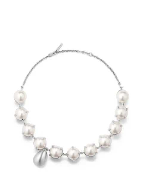 Givenchy Spiky Pearl necklace in metal and pearls