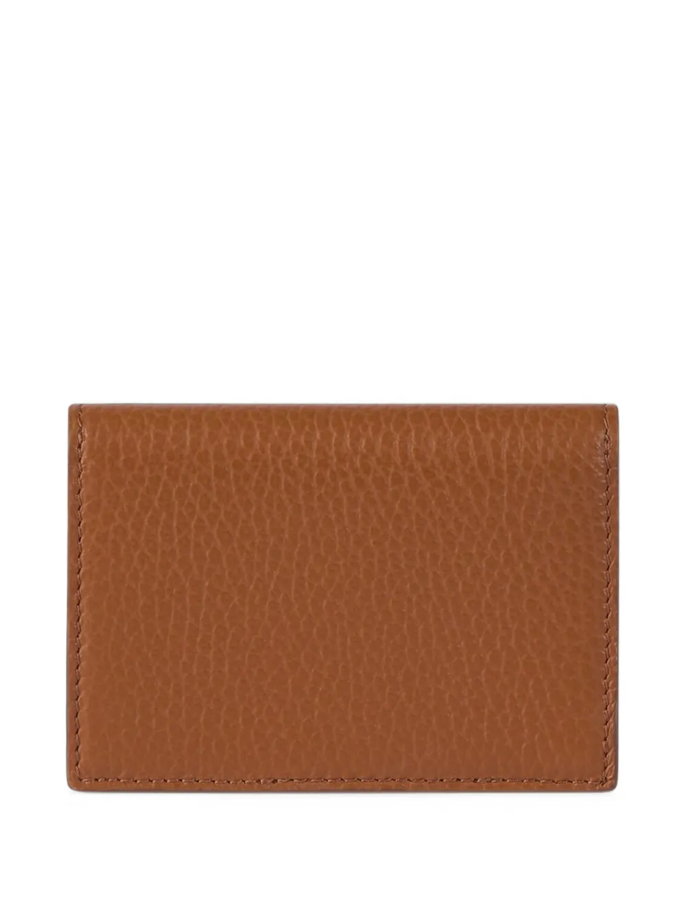 Givenchy Flap pasjeshouder van bewerkt leer Bruin