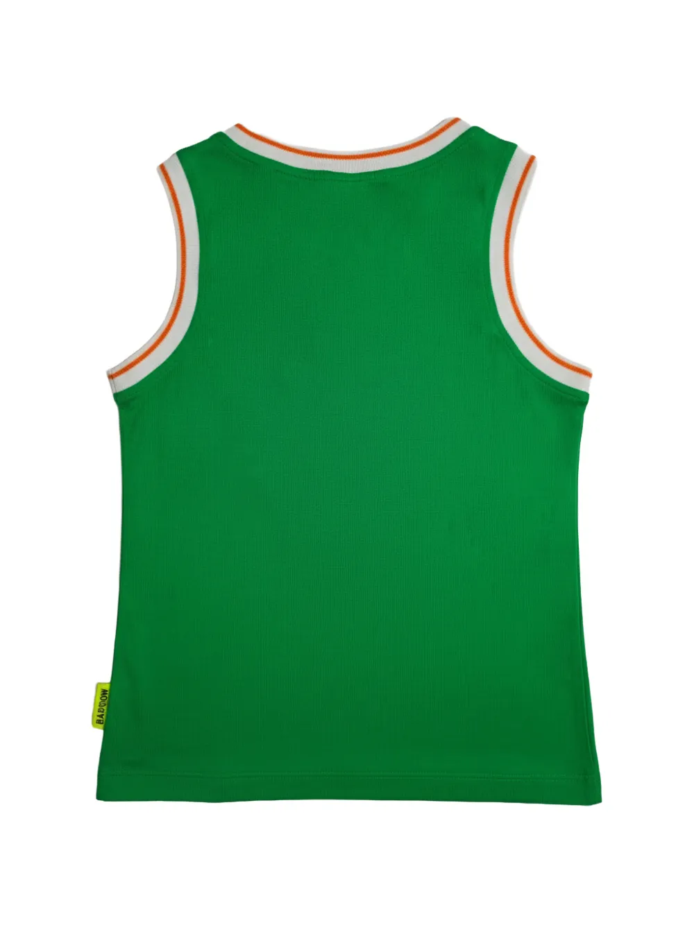 Barrow kids Tanktop met gestreepte afwerking en logoprint Groen