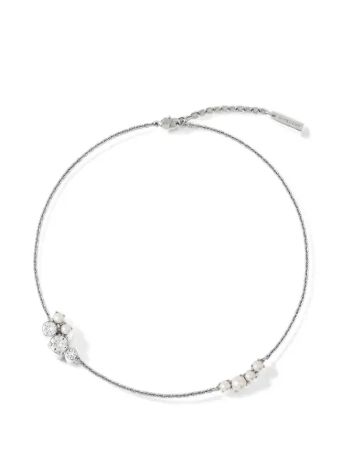 Givenchy Crystal Pearl short necklace in metal, crystals and pearls