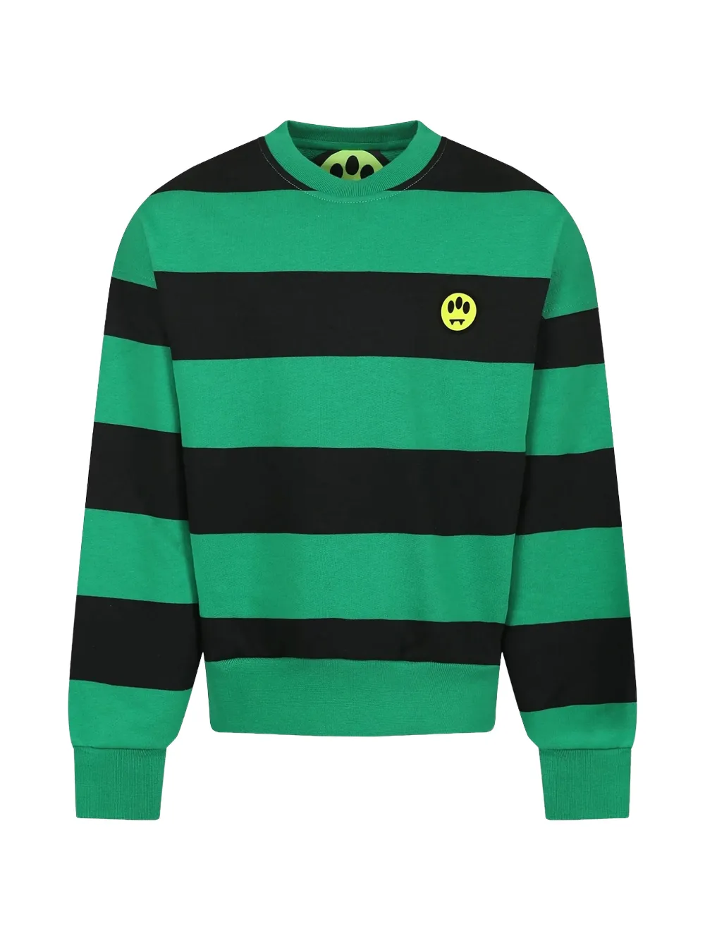 Barrow kids Felpa a righe - Verde