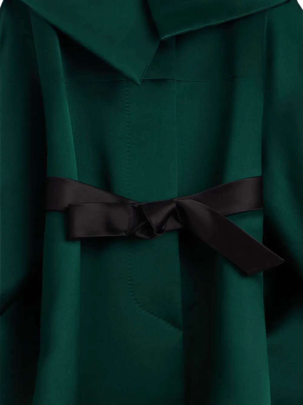Givenchy Satijnen korte jas Groen