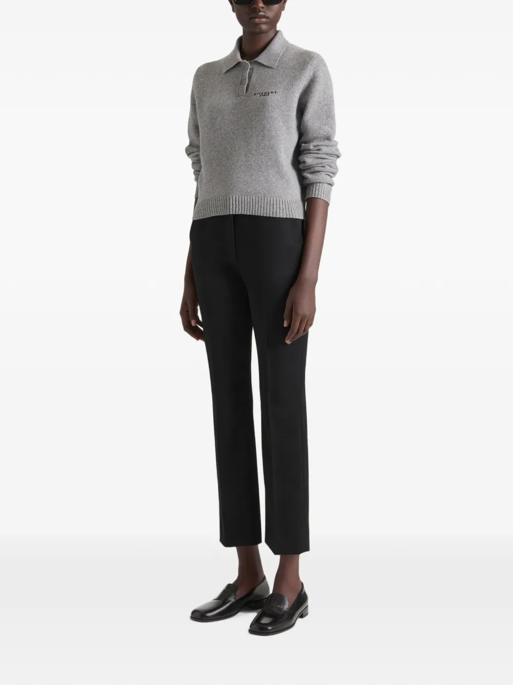 Givenchy Crêpe cady slim-fit pantalon Zwart