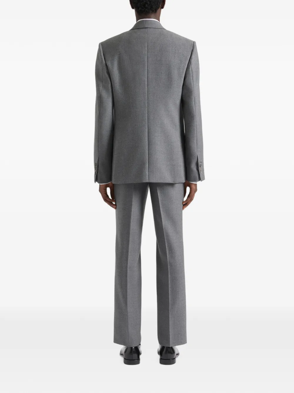 Givenchy Flanellen straight pantalon Grijs