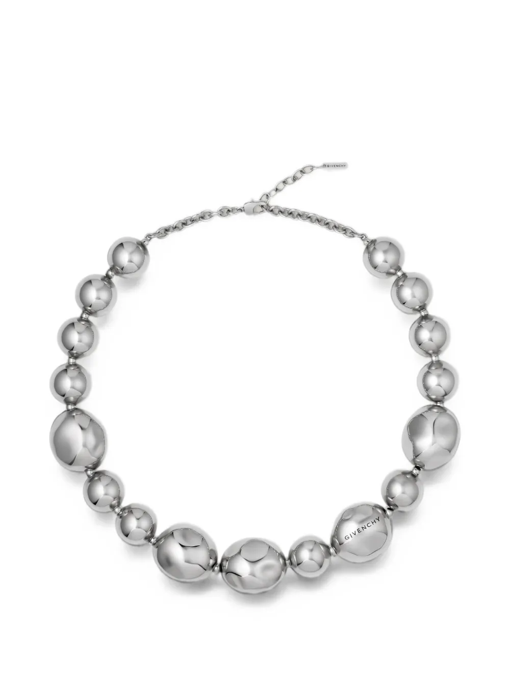 Givenchy Collana Sculpted Gem - Argento