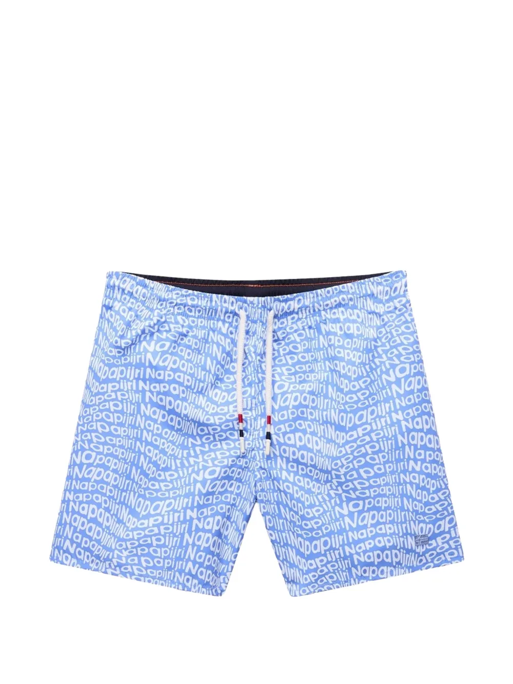 Napapijri Kids Costume da bagno V-Oeste con logo - Blu