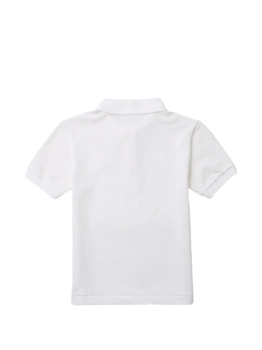 Lacoste Kids Piqué poloshirt met logopatch Wit