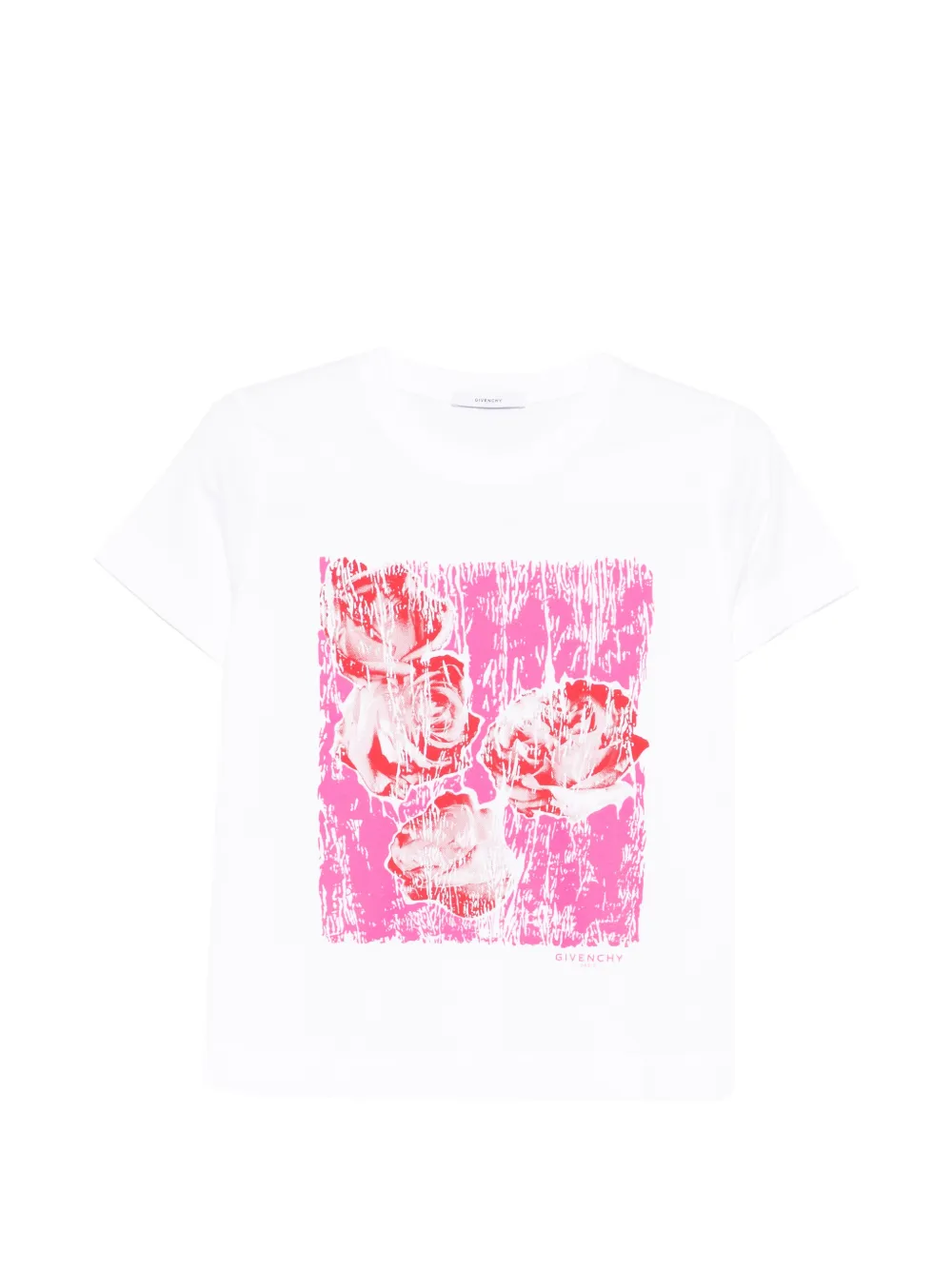 Givenchy T-shirt in cotton with flowers print
