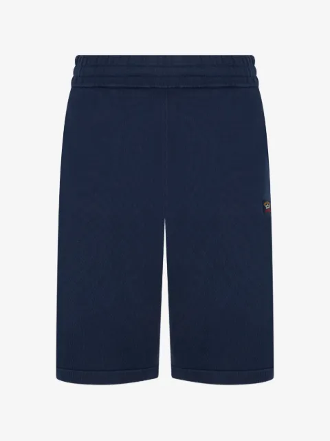 Paul & Shark logo-patch knit shorts