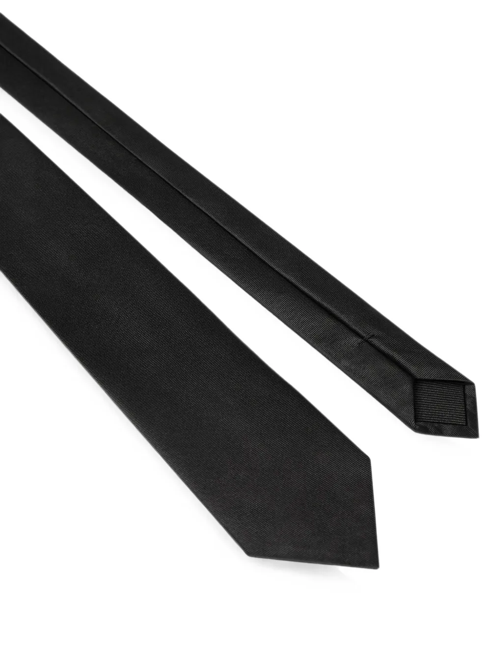 Givenchy Zijden stropdas met jacquard en veiligheidsspeld Zwart