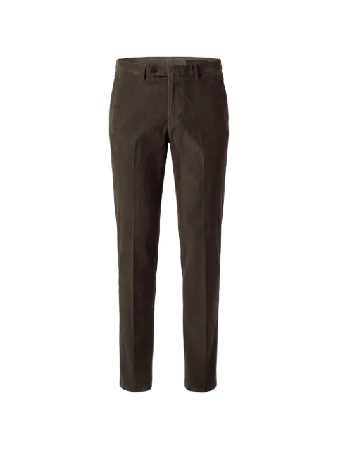 slowear corduroy-textured slim-fit trousers