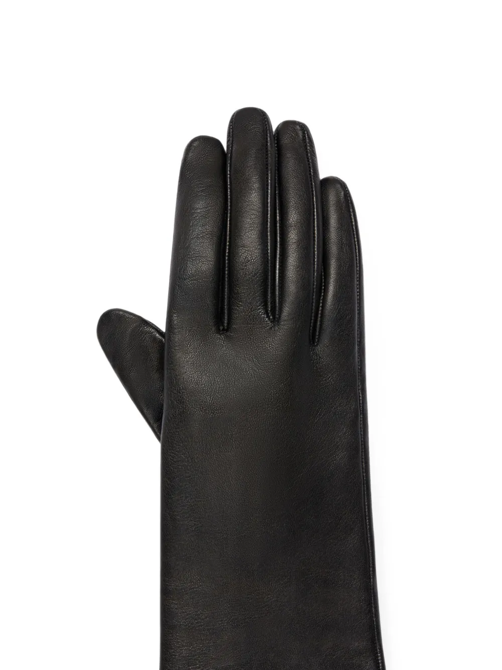 Givenchy Lange handschoenen van nappa leer met strik Zwart