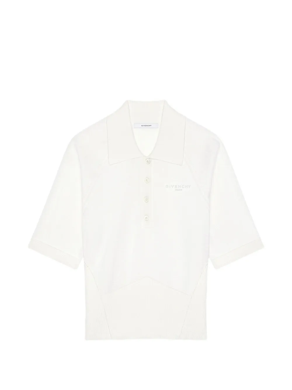 Givenchy Katoenen en zijden polotop Wit