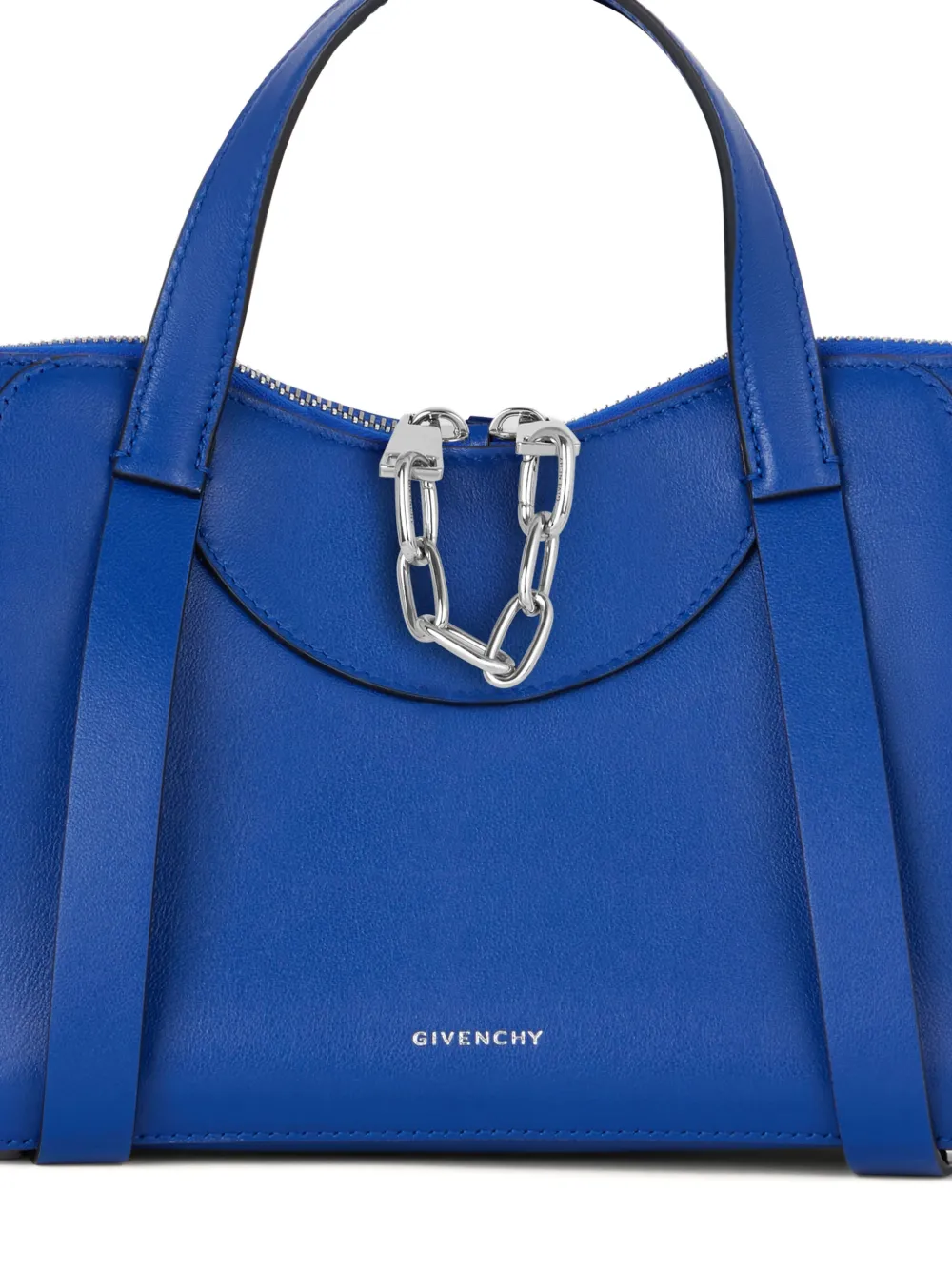 Givenchy Kleine The Snatch tas van bewerkt leer Blauw