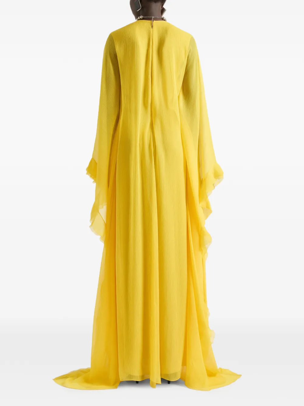 Givenchy Zijden chiffon avondjurk Geel