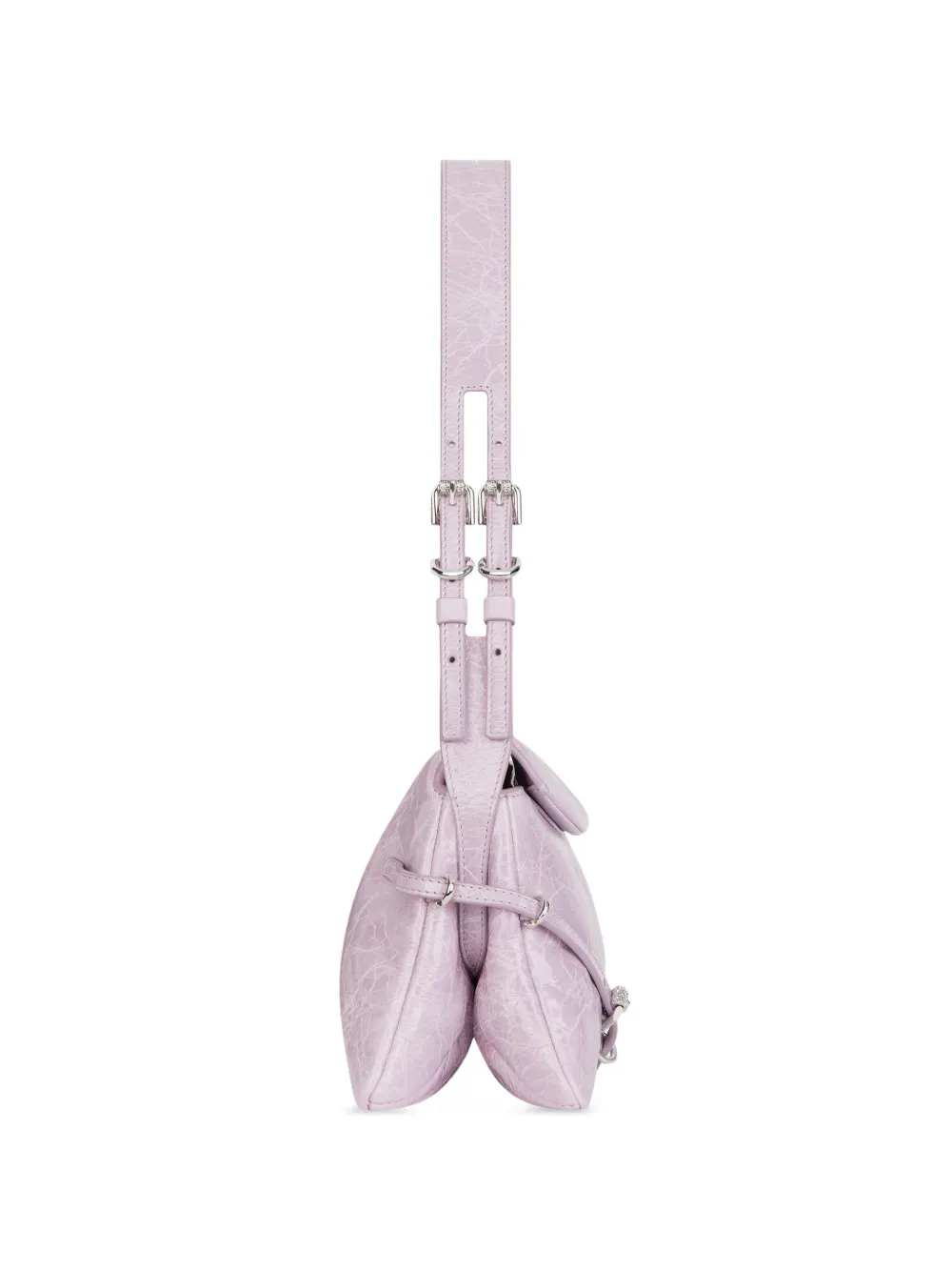 Givenchy Kleine P'tit Voyou lakleren tas met gebarsten effect Paars