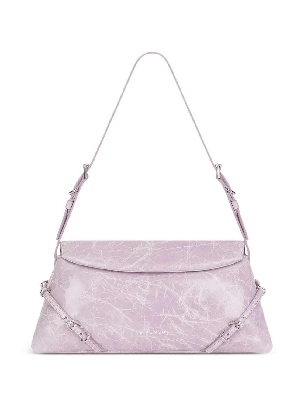 Givenchy Kleine P'tit Voyou Tasche aus Lackleder - Violett