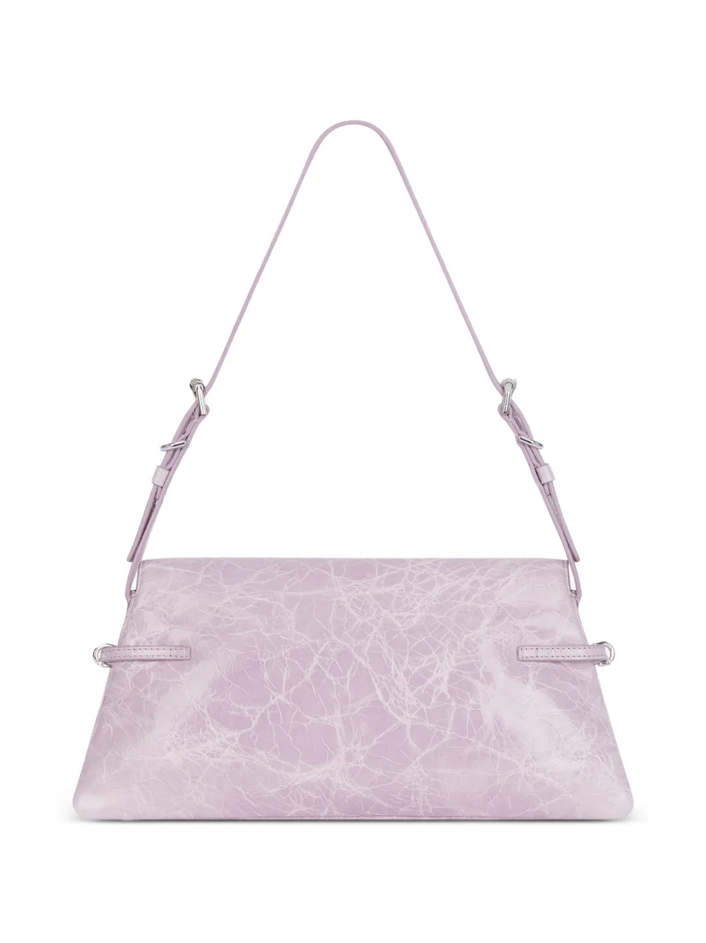 Givenchy Kleine P'tit Voyou lakleren tas met gebarsten effect Paars