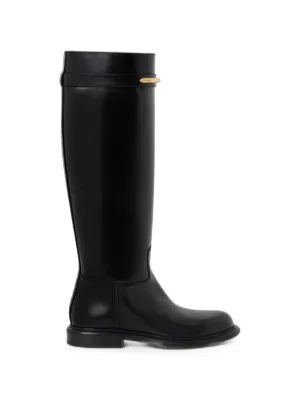 Givenchy Shark Lock 100mm レザーブーツ | ブラック | FARFETCH JP