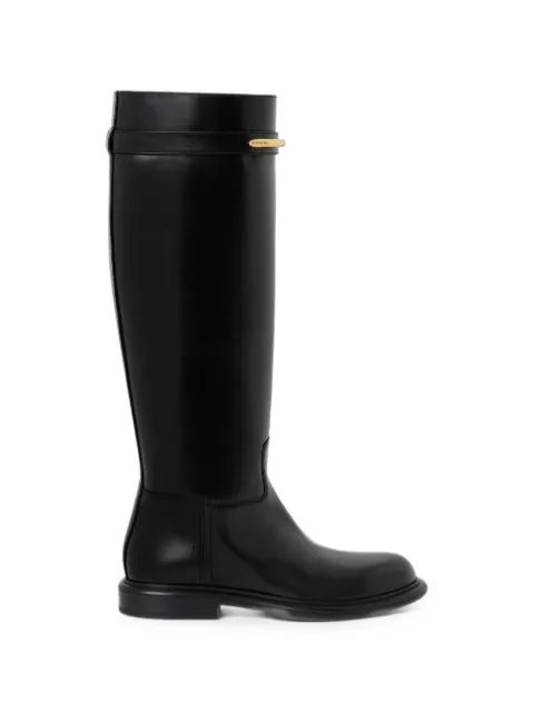 Givenchy pinch flat boots in leather
