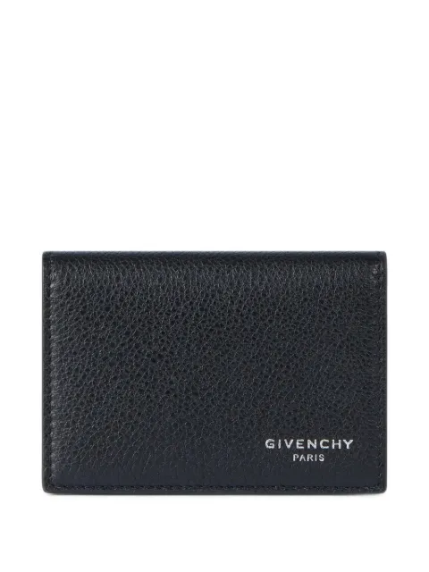 Givenchy flap card holder in grained leather