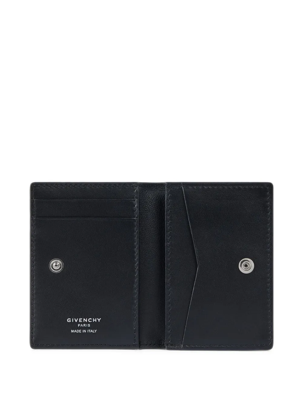 Givenchy Flap pasjeshouder van bewerkt leer Zwart