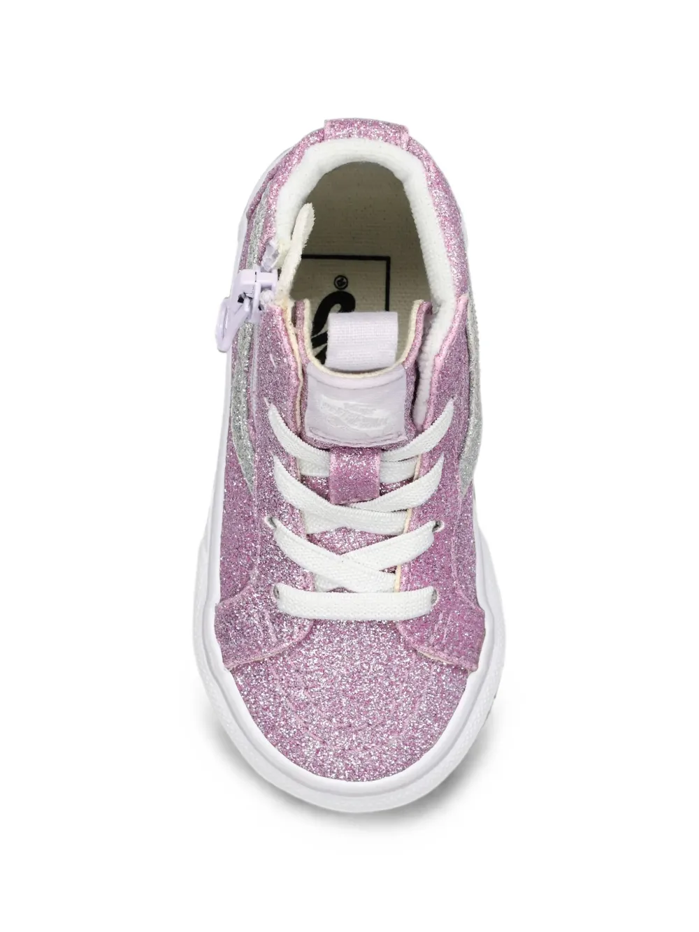 Vans Kids Sk8-Hi Reissue glitters sneakers Roze