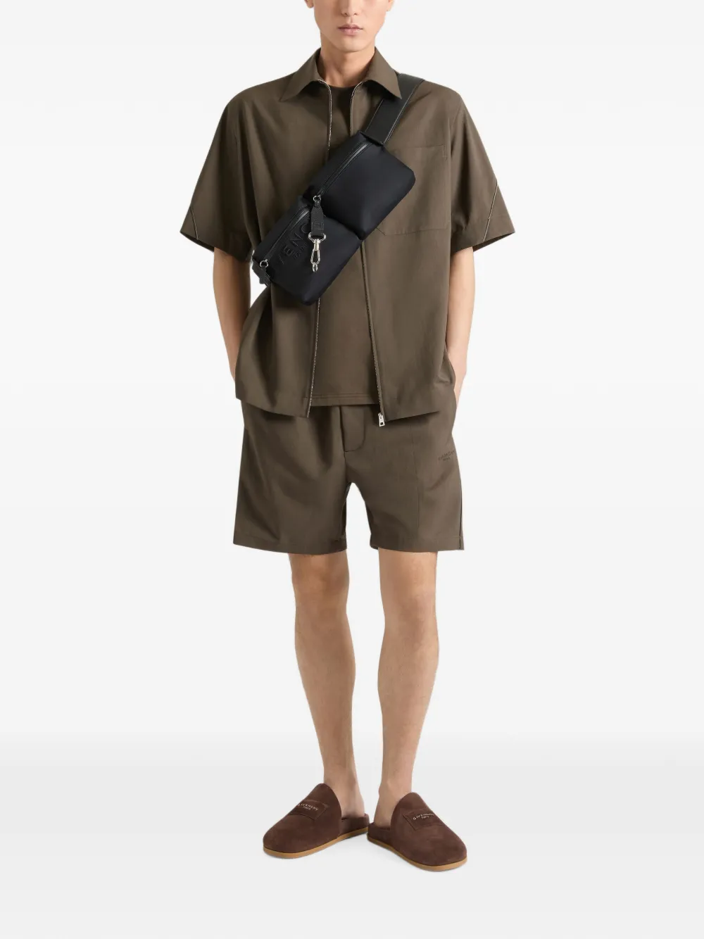 Givenchy Cargo canvas heuptas Zwart