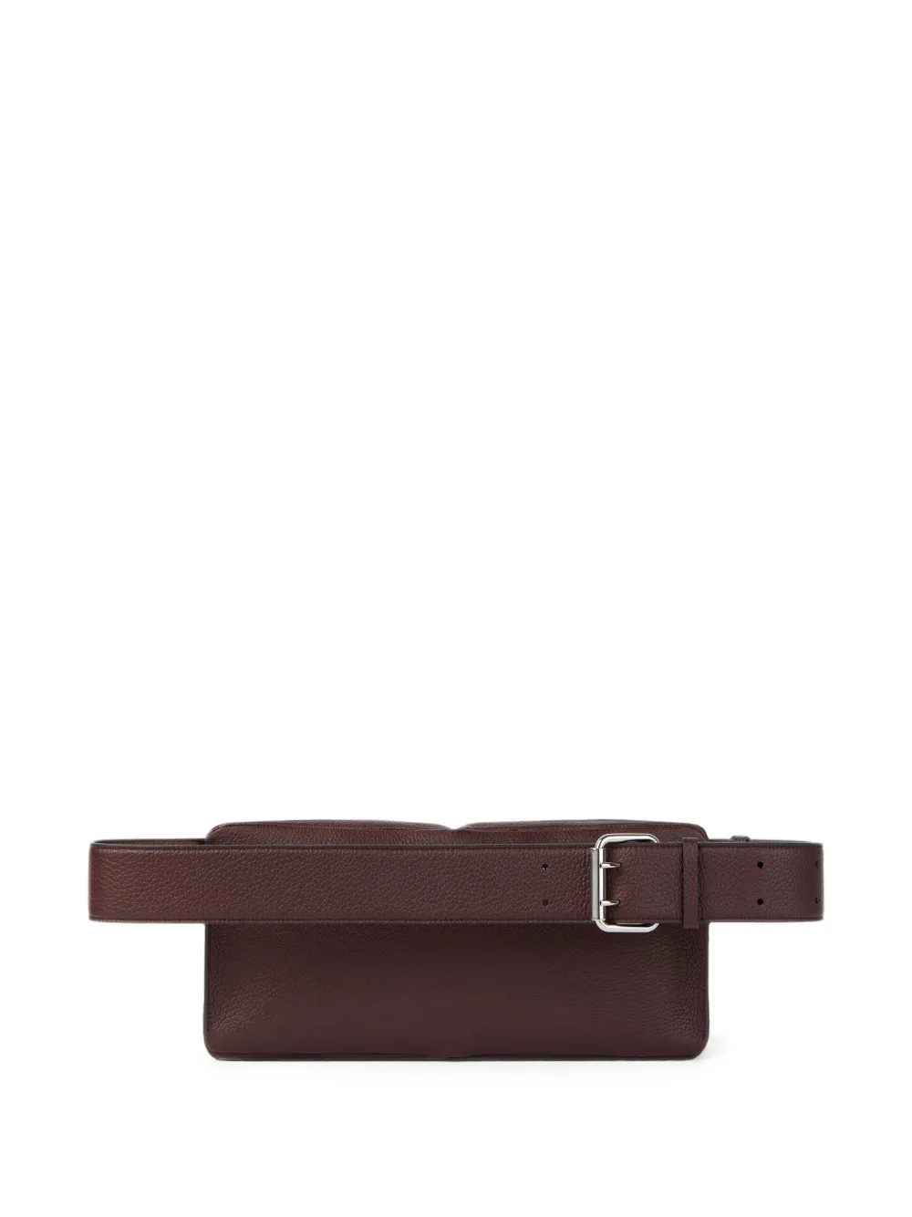 Givenchy Fold heuptas van bewerkt leer Bruin