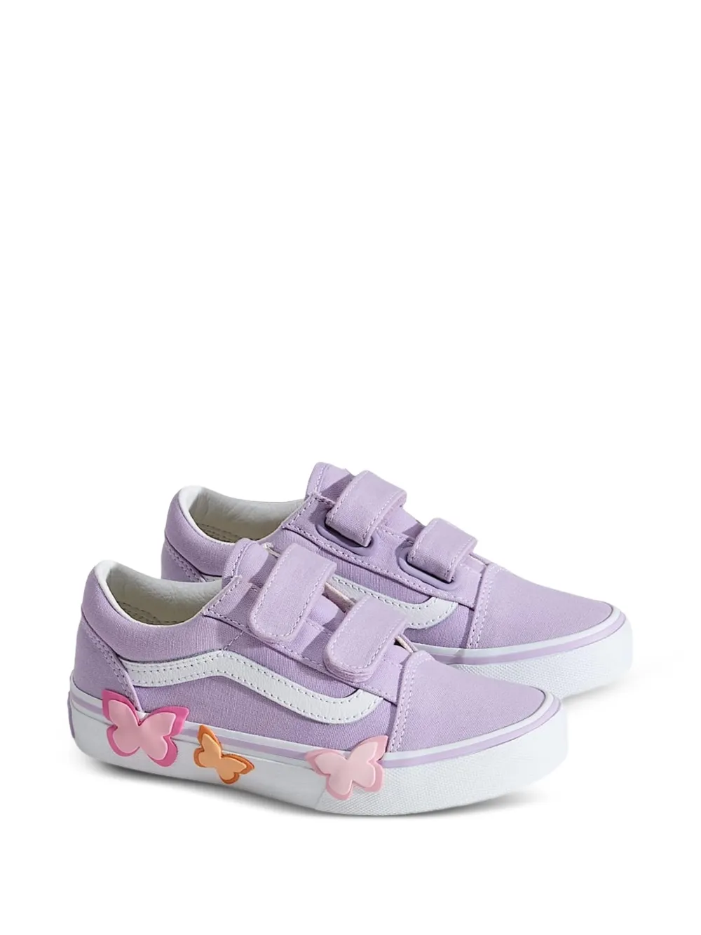 Vans Kids Sneakers Old Skool V con applicazione - Viola
