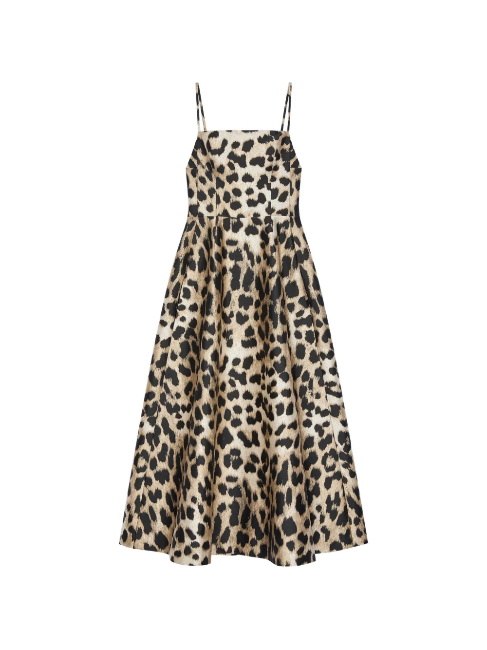 Givenchy Sliced maxi-jurk met luipaard-jacquard Beige