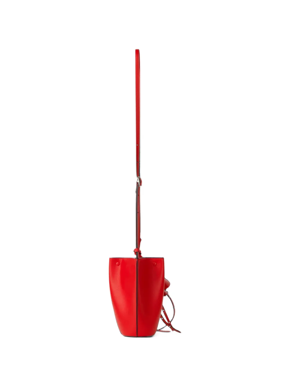 Givenchy Nano Snap bucket-tas van bewerkt leer Rood