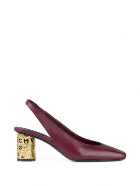 Givenchy tape slingbacks in leather
